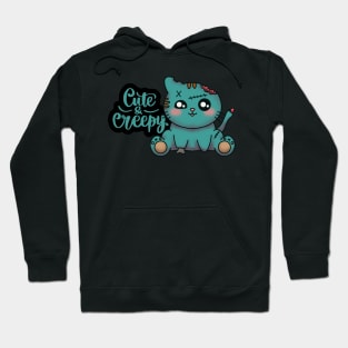 Cute & Creepy Zombie Cat! Hoodie